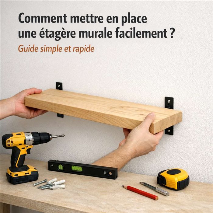 Comment mettre en place une étagère murale facilement ? | Guide pratique