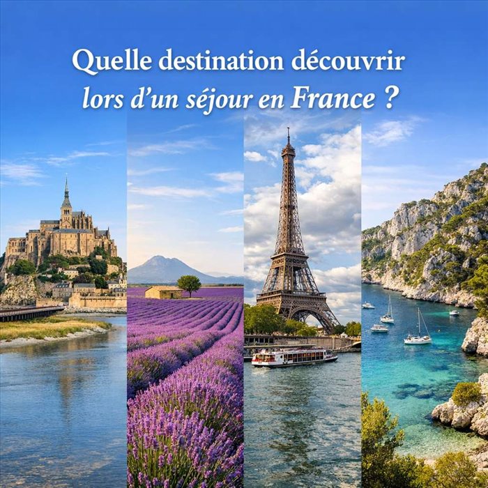 Séjour en France : les meilleures destinations à découvrir