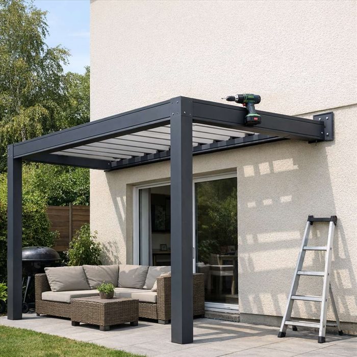 Comment raccorder une pergola à un mur existant ? Guide complet