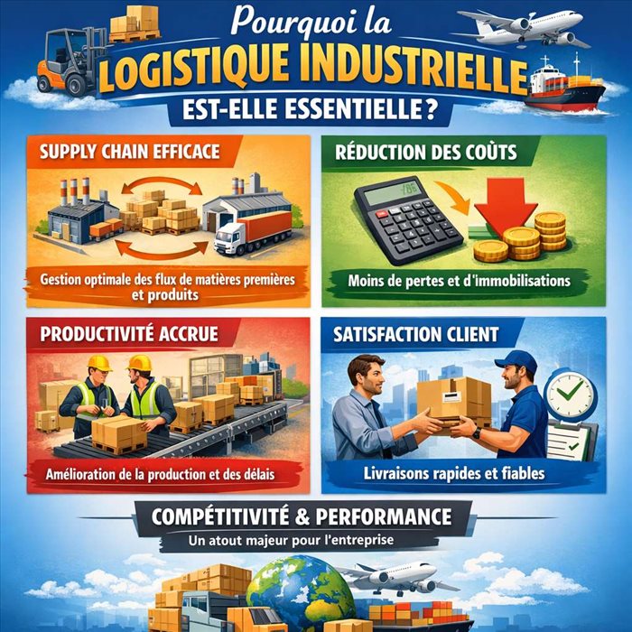 Pourquoi la logistique industrielle est-elle essentielle ?