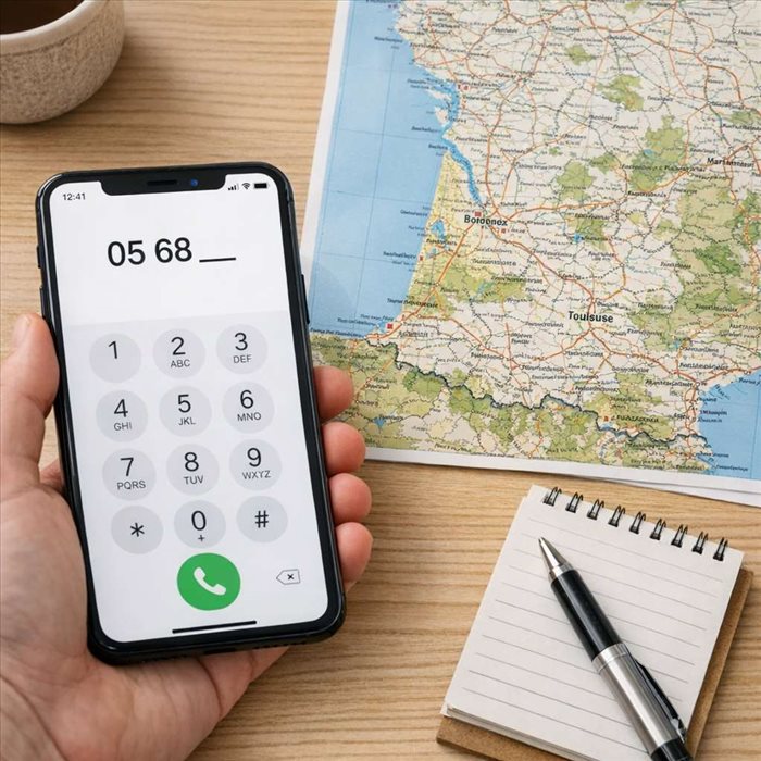0568 : à quelle ville correspond cet indicatif téléphonique ?