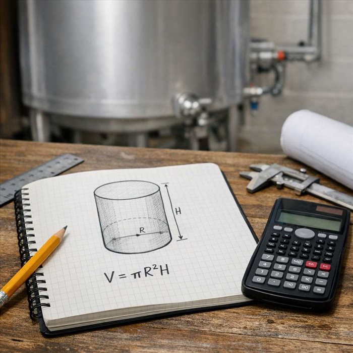 Calculer le volume d’une cuve cylindrique : guide simple