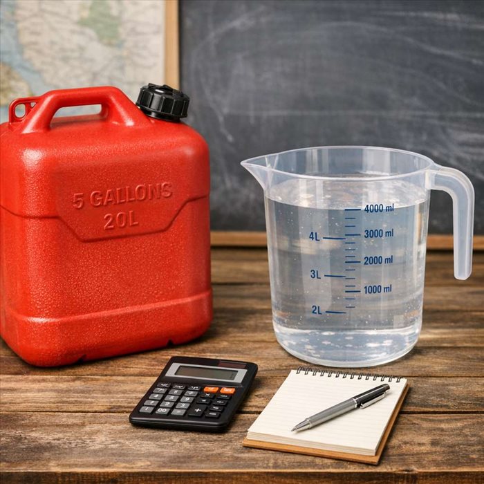 Convertir des gallons américains en litres : méthode simple et rapide