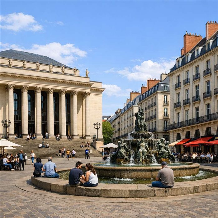 Vivre près de la place Graslin à Nantes : avantages et limites