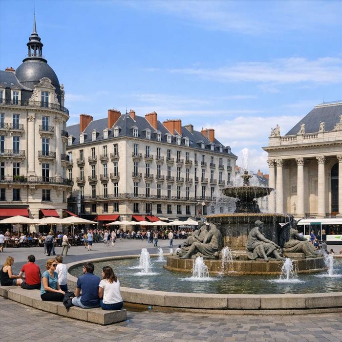 Logements autour de la place du Commerce à Nantes : guide