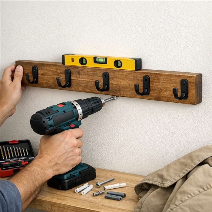 Fixer un porte-manteau mural durablement : guide pratique
