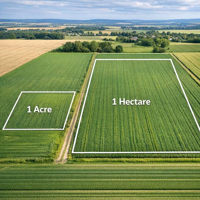 Acre et hectare : pourquoi leurs valeurs diffèrent ?
