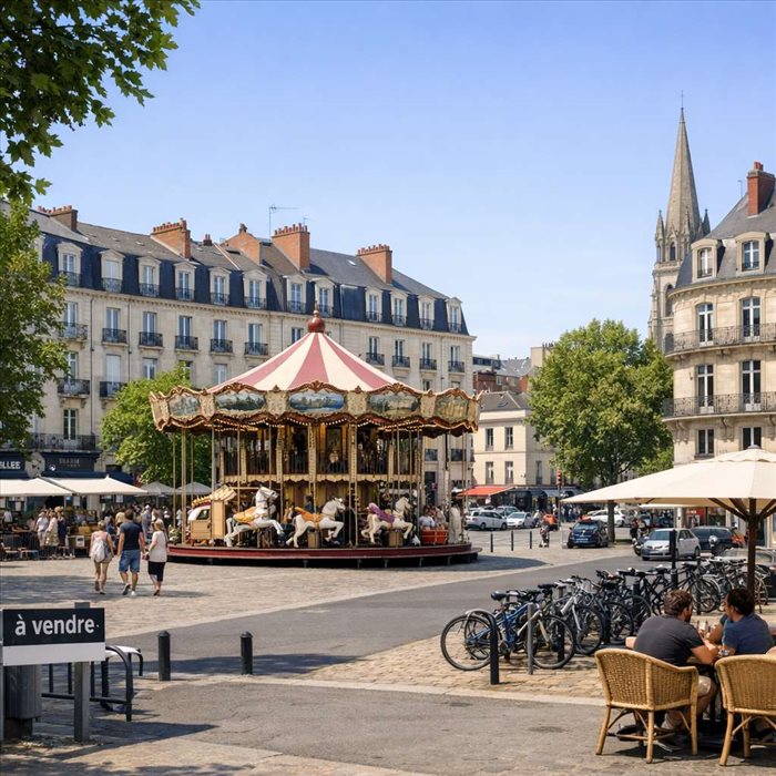 Marché immobilier Place Viarme à Nantes : prix et tendances